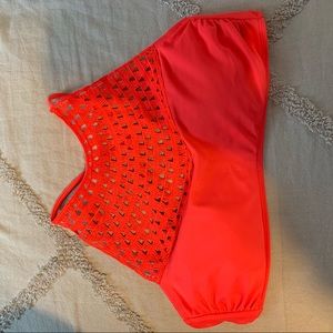 High neck swimsuit
